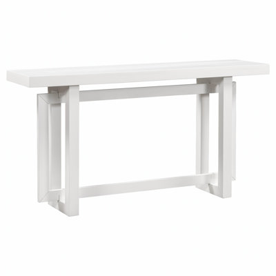 Minimalist Console Table with Wood Top, Durable and Stylish for Modern Living Spaces, Supports up to 150 lbs.