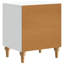 43cm W Engineered Wood Bedside Table