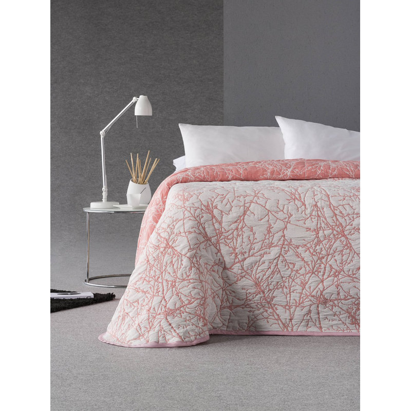 Floral Bedspread, W270 x L270cm, Beige