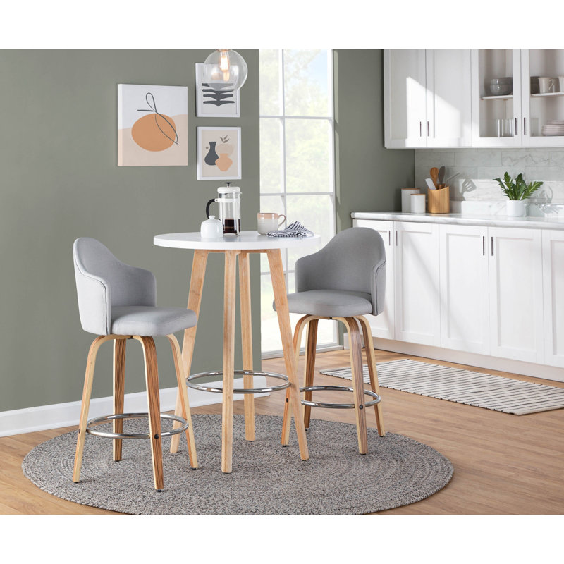 Contemporary Counter Stool, Gris
