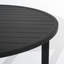 Table basse d'extérieur ronde en aluminium Gusman