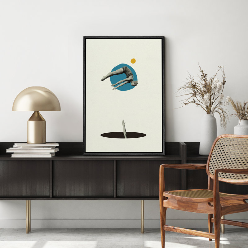 Jump, Black, 24" H x 16" W