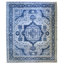 Mamluk One-of-a-Kind 12'4" X 15'2" New Age Wool Area Rug Blue