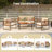 Leventis Acacia 4 - Person Patio Conversation Set with Cushions