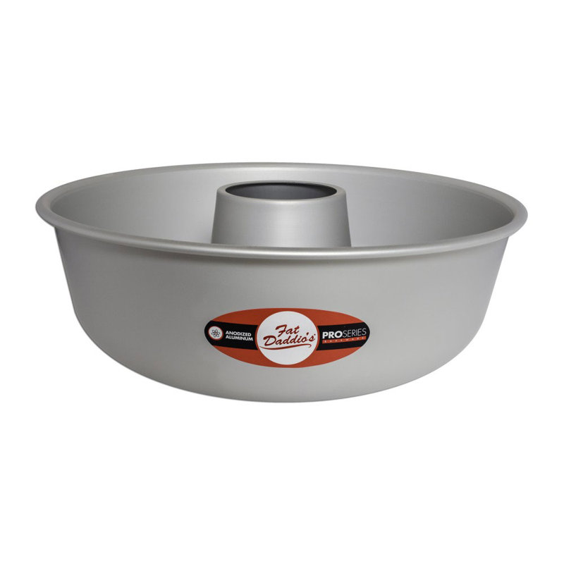 Moule à gâteau rond antiadhésif de 12 po avec Aluminium ange de Fat Daddid