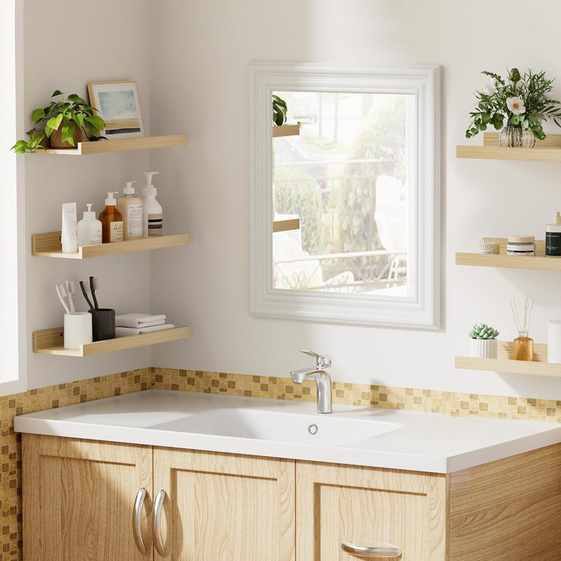 6 tablettes flottantes naturelles