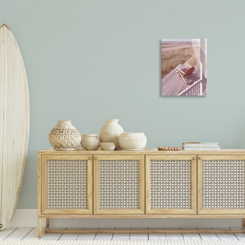 Art mural sur toile Hamptons Beach Porch par Noah Bay, H 20 po x l 16 po