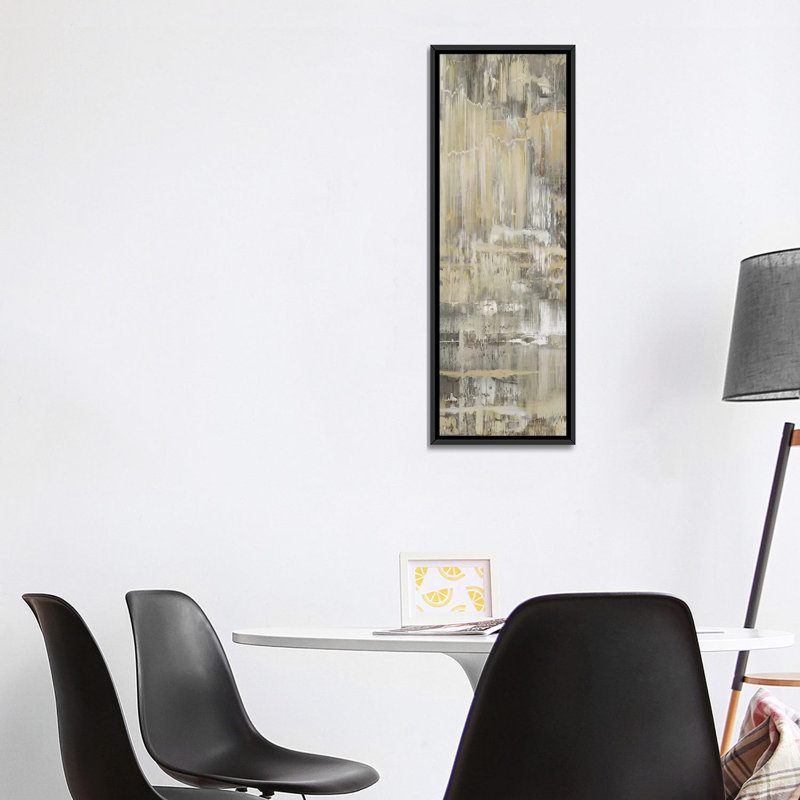 « dedicated panel ii », reproduction d’art sur toile, H 36 po x l 12 po x P 1,5 po, Cadre noir