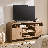 Elegant Curved TV Stand With Hidden Storage For Tvs Up To 65"-1702811136