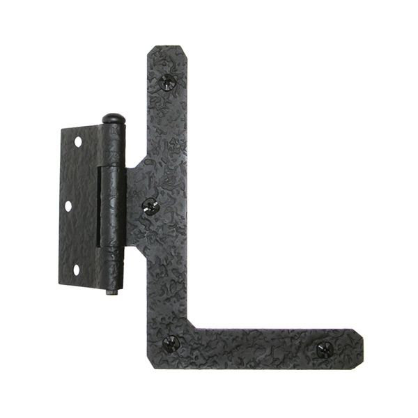 7" L Half Surface Hinge, Pair