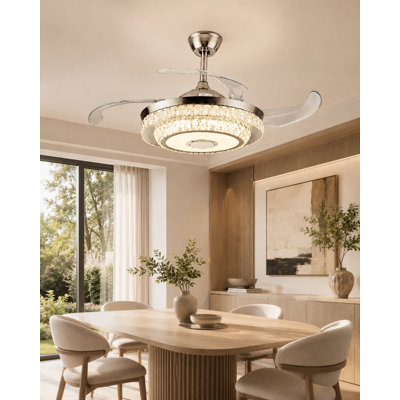 Ventilateur de plafond 42 po Smart Crystal