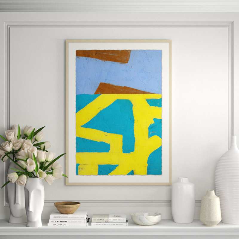 Color Perception 3' Framed Print on Glass