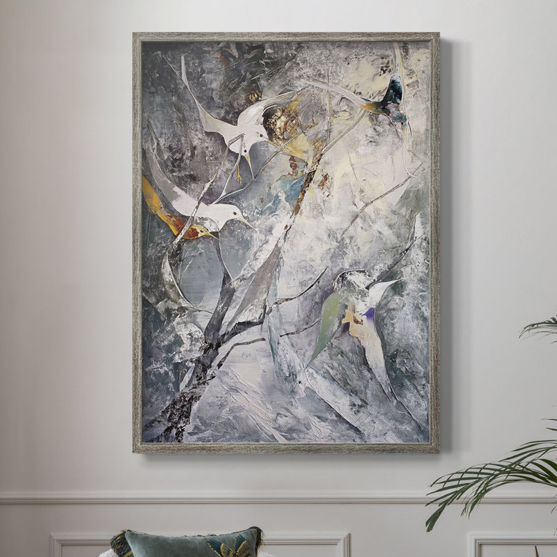 ANIMALS Series Liv, reproduction d'art encadrée - bois massif, H 11 po x l 9 po