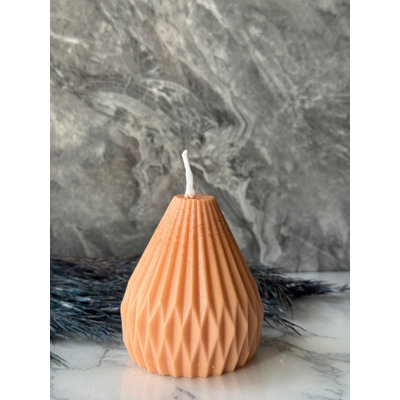 Natural Soya Wax Candle, White, 2.4 x 3.1 x 2.4 inches | 100% Eco-Friendly, Clean Burning | Perfect for Home Décor, Meditation, and Relaxation | Long-Lasting Fragrance, Ideal Gift for Any Occasion
