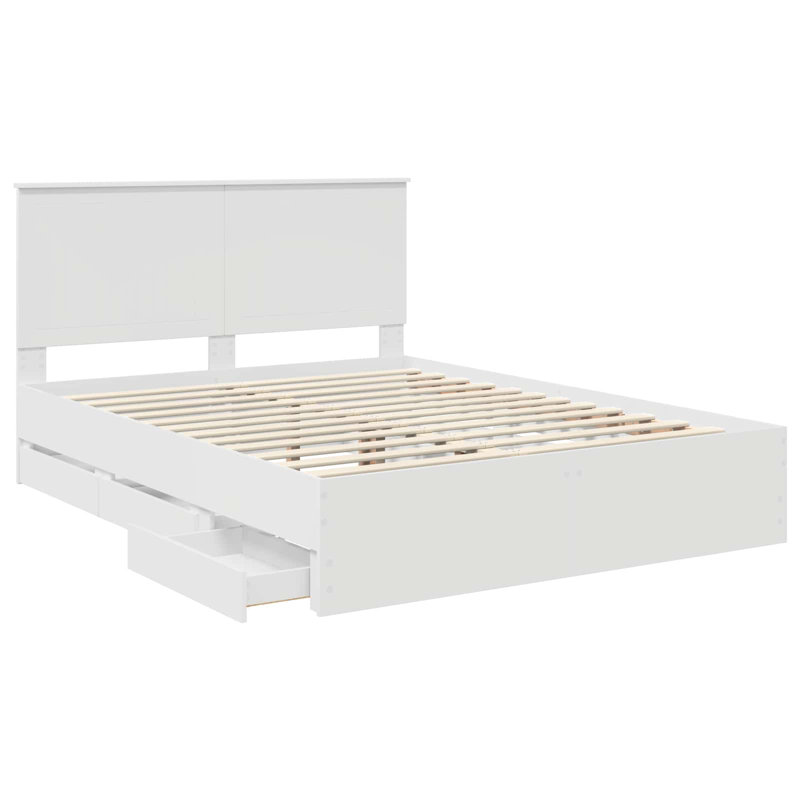 Bed, Kingsize (5'), White