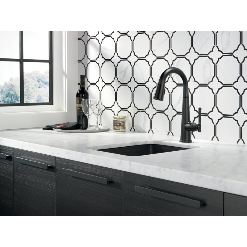 Robinet de cuisine Emmeline, Noir mat