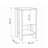 Ackerley 11.81'' W Particle Board / Chipboard Nightstand-1419673155