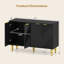 Buffet 47 "avec 4 portes cannelées et chevrons-102907061