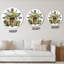 Ancienne horloge murale rétro «Old Europe View»-286661936