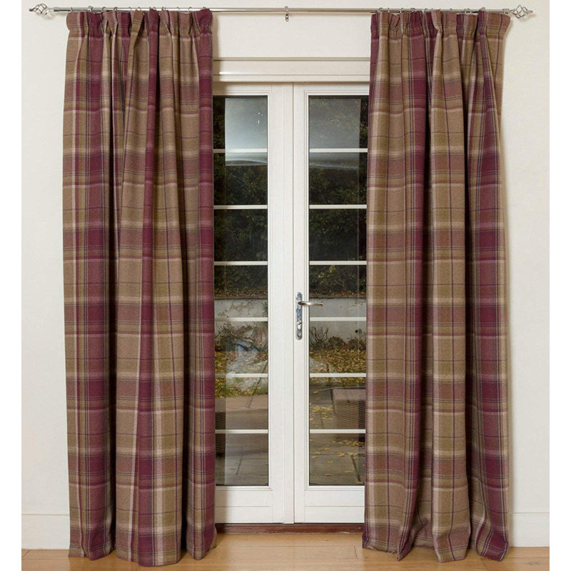 Cornwall Blackout Curtain Pair, 167 W x 182 D cm