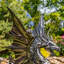 Statue de dragon 44 "en métal Tarragon"