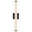 Geri 24-in Black dimmable LED Wall Sconce-635780408