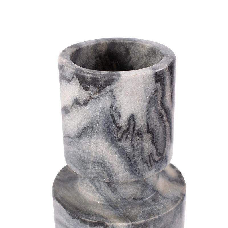 Modern Gregson Marble Candle Holder, Tall