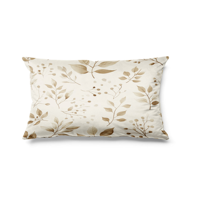 Coussin Floral, H 12 po x l 20 po