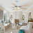 52 Inch Crystal Ceiling Fan With Light And Remote, Modern 6 Speeds Quiet Reversible DC Motor Chandelier Ceiling Fan