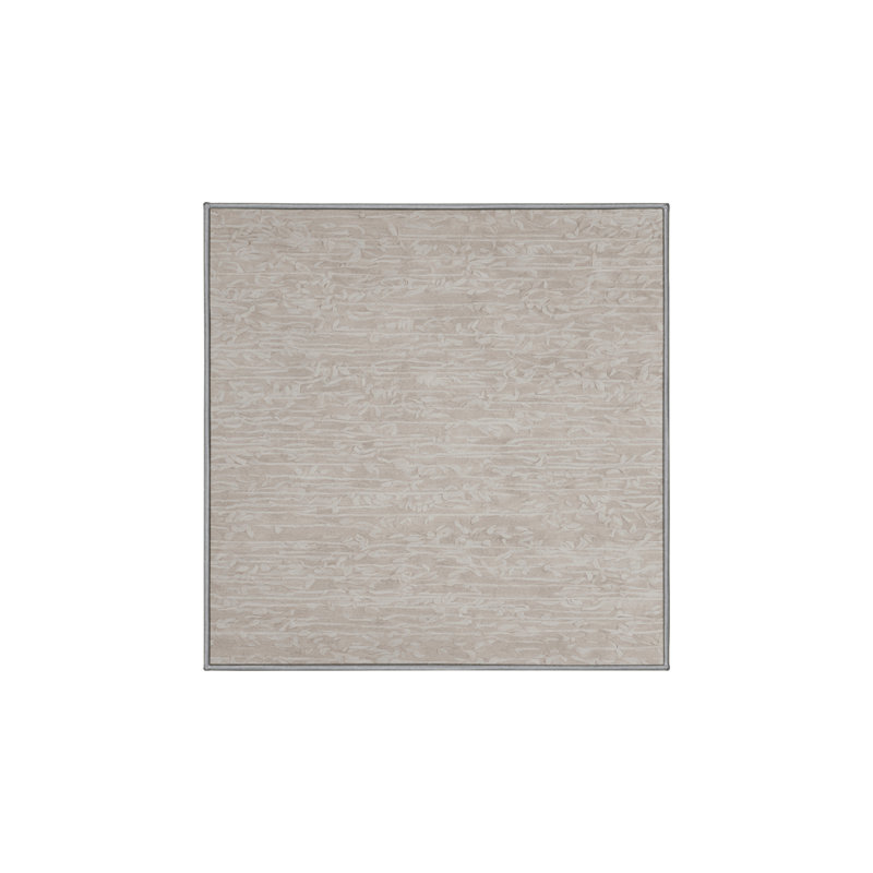 Tapis gris soyeux et moelleux, Rectangle 7 pi x 9 pi