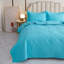  Ensemble de courtepointe brodée arc-en-ciel 3 pièces pour grand lit (blanc / bleu)-1392879251-1392879250