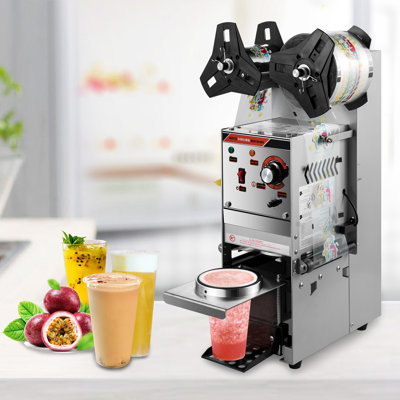 Semi-automatic Cup Sealing Machine, 300-500 Cup/h Tea Cup Sealer Machine