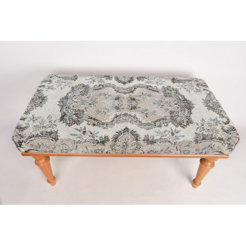 Banc repose-pieds, banc Mudroom, banc assis, banc rembourré, banc tapis turc, banc Kilim, banc de décoration intérieure, banc fabriqué à la main