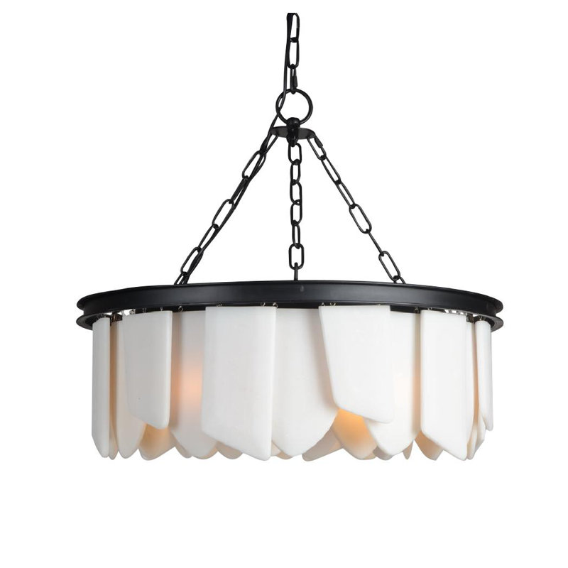 Lustree tambour 6 lumières ombrée Reasor