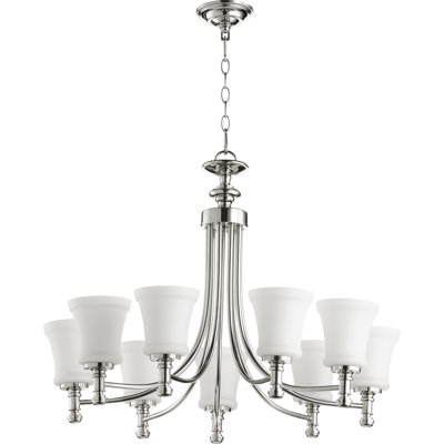 Herman 9-Light Shaded Classic / Traditional Chandelier