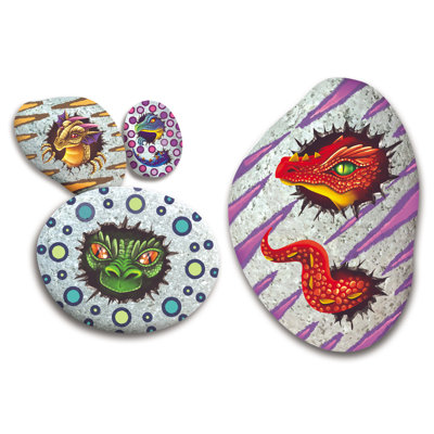 Rock Painting Kit - Dragon Egg B