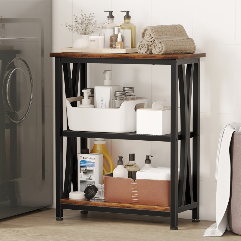 Étagère de rangement à 3 niveaux de style industriel