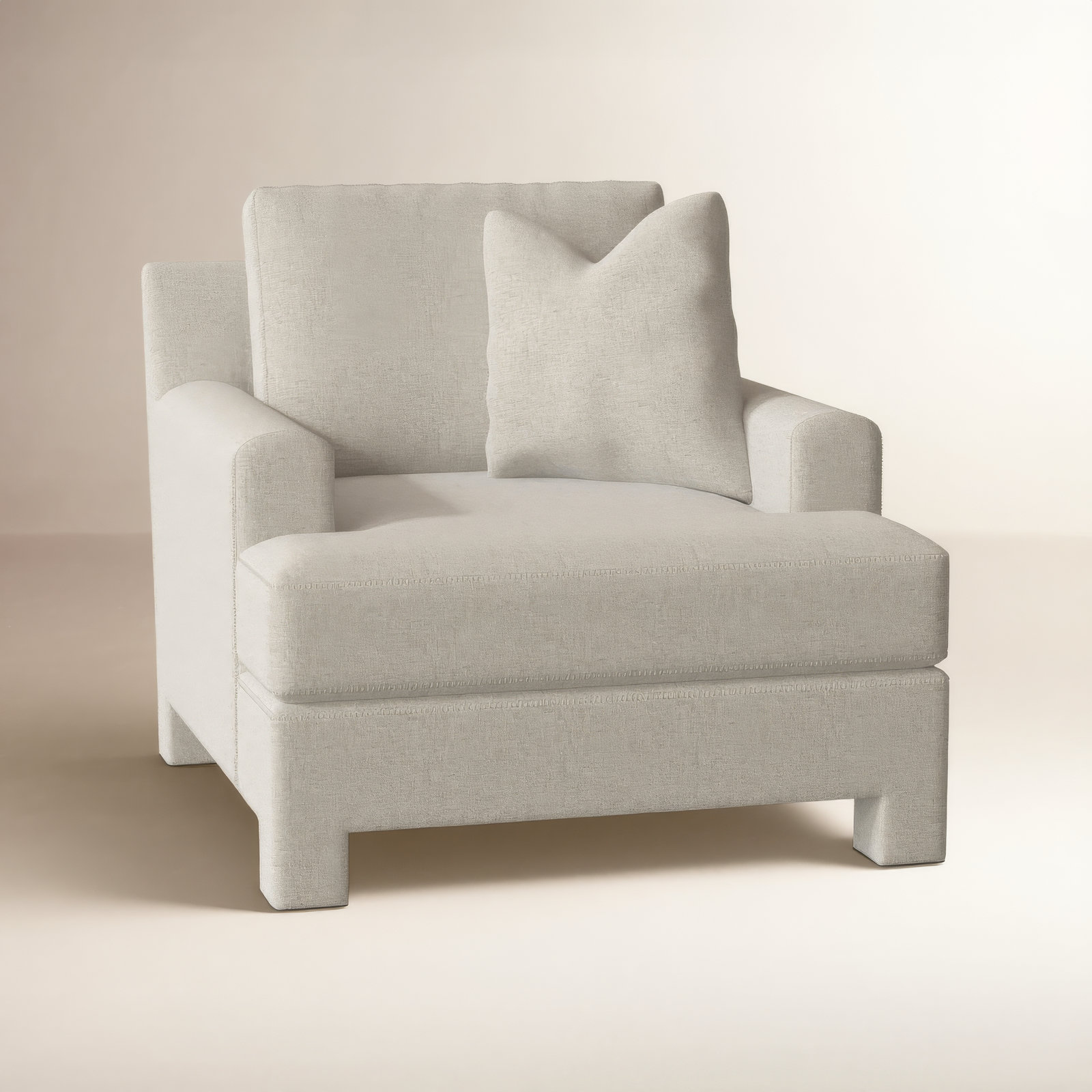 Mily Armchair, Cream Linen 1429-002