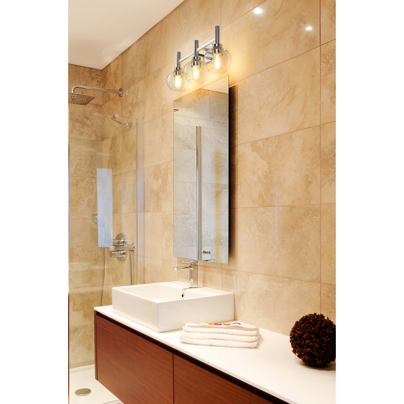 Jojean 3 - Light Dimmable Vanity Light, Chrome
