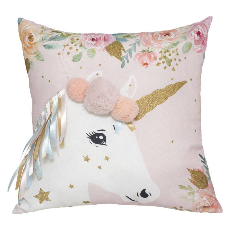 Ajnag Multicolour Square Cushion