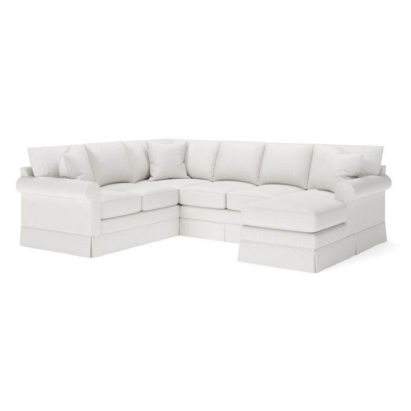 Friedman 3 - Piece Upholstered Sectional, Right Hand Facing, Macarena Beige