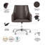 Ensemble de bureau et de chaise en L Shelonda-387996668