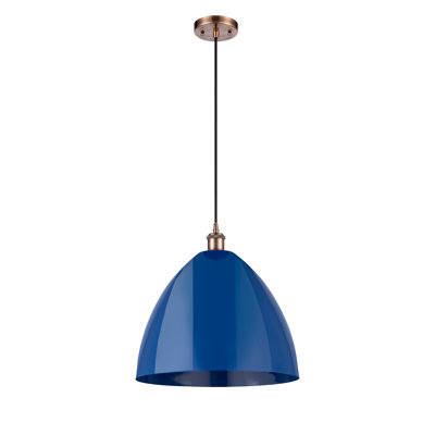 Plymouth Dome 1 - Light Single Drop Pendant Pendant