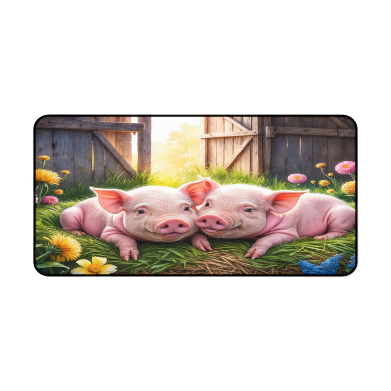 Polyester Desk Pad, 14.4x12.1