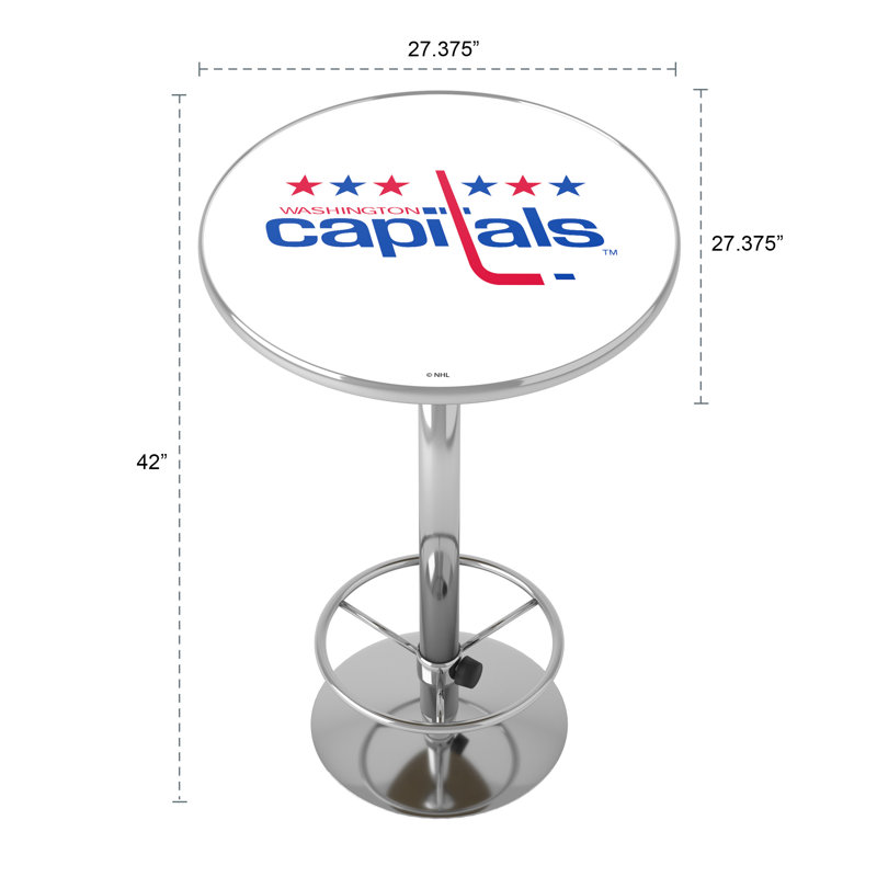 Table de bar avec repose-pieds Washington Capitals