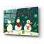 «Epic Art» Snowmen Trio 1 Nb »par Viv Eisner, art mural en verre acrylique-1430775122