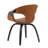Janaan 21.26'' W Swivel Faux Leather Upholstered Home Office Task Desk Chair with Bentwood Frame-1284444276-1284444277