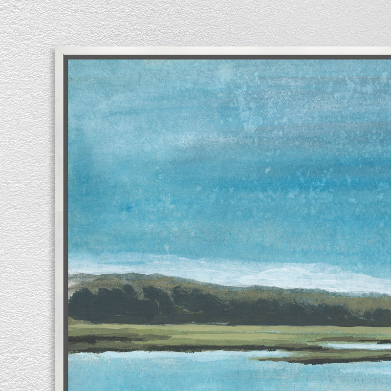 Sam Nash " Blue Strands " Print, 37.25" H x 80.25" W