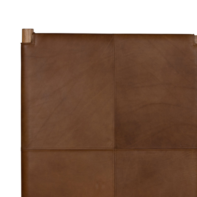 Salado Leather Bed, Queen, Heirloom Sienna