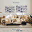 Motif de carreaux ornés bleu Kerner-107690113